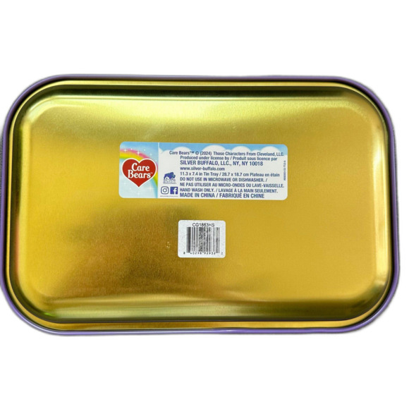 Silver Buffalo Care Bears Care Your Heart Out 11" x 7" Tin Tray - Picture 3 of 3